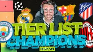 TIERLIST: UEFA CHAMPIONS LEAGUE 2023/24 | ¿Quièn está mejor preparado?