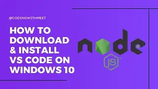 How to Install node on windows 10