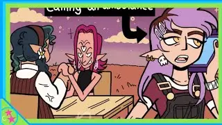 Boscha's Challenge for Willow ( The Owl House Comic Dub )