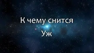 К чему снится Уж (Сонник, Толкование снов)