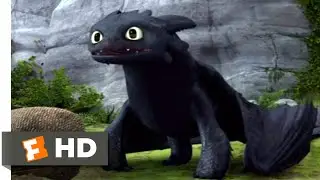 How to Train Your Dragon - Toothless New Tail Scene | Fandango Family