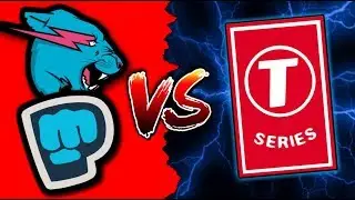 PewDiePie vs T Series (Mr Beast Buys Billboards to Save PewDiePie!)