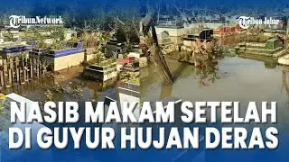 Nasib, Ratusan Makam Terendam Banjir Pascahujan Deras di Wilayah Bandung Selatan