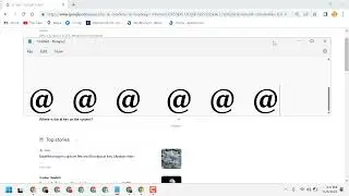 how to Type the At Symbol @ on a Laptop Keyboard