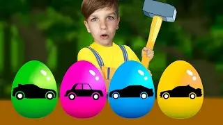 Mark is looking for new cars in surprise eggs