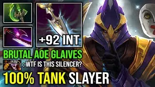 NEW 7.35 Offlane Silencer Guide +92 Perma INT AoE Glaives Parasma Silver Edge Counter Tanker Dota 2