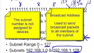 12. Subnetting Class C Networks