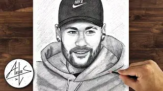 How To Draw Neymar Jr | Drawing Tutorial (step by step )