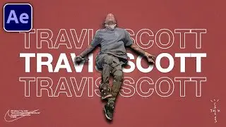 TRAVIS SCOTT LOOP ANIMATION | Adobe After Effects