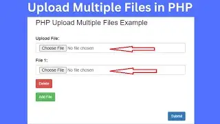 How to Upload Multiple Files in PHP