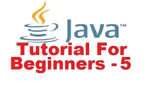 Java Tutorial For Beginners 5 - Getting User Input using Java