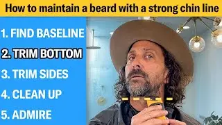 How to Get a Perfect Chin Line For Your Beard (5 Step Tutorial) | GQ