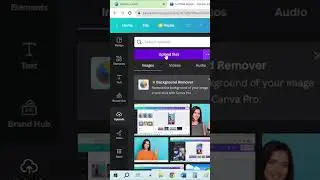 How to upload photo in canva??? / canva app mein photo kaise lagaen #shorts