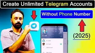 how to create telegram account without number | telegram unlimited account | fake Whatsapp account