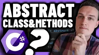 C# abstract classes and methods in 8 minutes