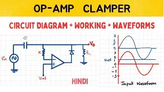 OPAMP CLAMPER in Hindi | Working of Op-Amp Clamper | Op-Amp Clamper explained