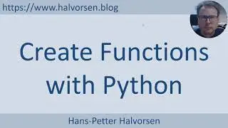 Create Functions and Modules with Python