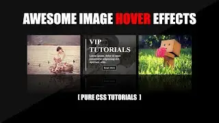 Awesome Image Hover Effects in Pure CSS3 | Cool Image Hover Effects | Image reflection effects