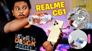 Water,Dust And Drop Test Realme C61 || Unboxing || Honest Review in bangla || Mobile Bari.