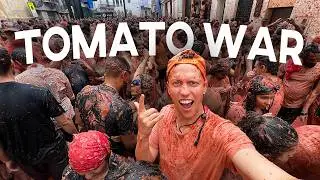 I Survived The Worlds Largest Food Fight (La Tomatina)