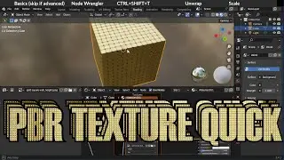 FASTEST PBR Texture set up in Blender