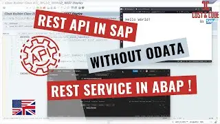 Create REST API in SAP - without ODATA - REST Service in ABAP [english]