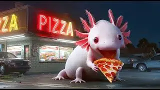 Axolotl Loves Pizza 🍕🎶 (Original Music Video)