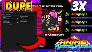 Anime Defenders Script GUI / HACK & SCRIPT | DUPE ROLLBACK SCRIPT AUTOFARM MACRO BYPASS INF GEMS