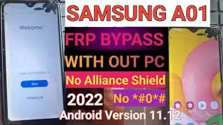 Samsung A01 frp bypass Samsung Galaxy A01 Frp Bypass Android 12 Without Pc/Without Alliance Shield