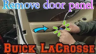 2013 Buick LaCrosse How to remove the door panel to replace speaker or master switch