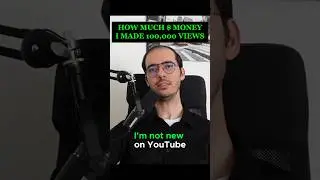 How Much $ I Made 100k Views on YouTube? 