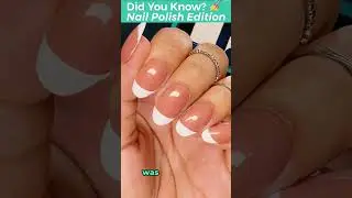 🤓 The History of Nail Polish | Maniology Nail Stamping Art #shorts