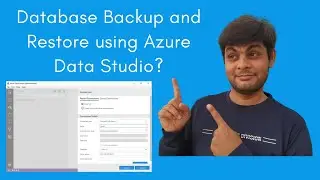 Database Backup and Restore using Azure Data Studio | Azure Data Studio Tutorial