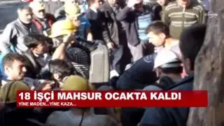 KÖMÜR OCAĞINDA SU BASKINI: 18 İŞÇİ MAHSUR
