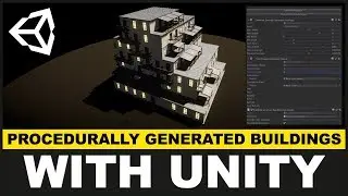 Unity3d Procedural Generation of Buildings with a custom Unity script and custom inspector