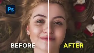 Skin Softening with Beautiful Texture - Easy Photoshop Tutorial - Hm Ifat Islam