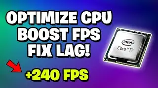 🔧How To Optimize CPU For Gaming ✅ | FPS Boost | Overclock Processor 2022!