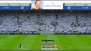 Minutes Silence At King Power Stadium | Leicester City vs. Burnley