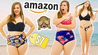 Trying On Cheap Bikinis from Amazon Under $20! Curvy Girl Swimsuit Try On Haul!