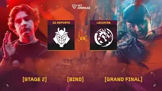 G2 Esports vs Leviatán - VCT Americas Stage 2 - Grand Final - Map 3