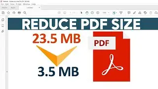 SOLVED: How To Reduce Big PDF File Size Without Losing Quality | Compress PDF document Simple Method