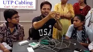 PMKVY FTNS Batch UTP cabling, Network Cable kaise banaye | Shehwar Ahmed