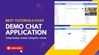 Demo chat application Using NodeJs, MongoDb, Socket.io, ReactJs