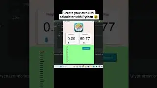 Create BMi calculator using python #larkalog #larkilog