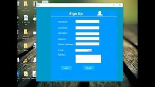 Sign up and Login page with validation using Database in Netbeans | Hindi | part 3