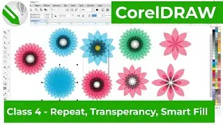 Repeat, Transparency and Smart Fill Tool | CorelDRAW