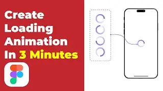 Create a Circle Ring Loading Spinner Animation in Figma