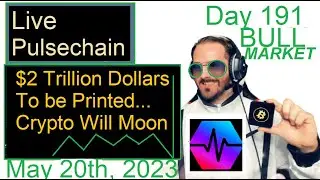 Pulsechain Live Chart compared to BTC with Tametheark Live Indicators Day 191 Crypto Bull Market