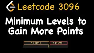 Leetcode 3096: Minimum Levels to Gain More Points - Python