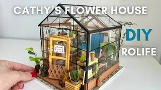 DIY ROLIFE Cathy’s Flower House Kit - Dollhouse Miniature